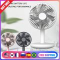 Portable Rechargeable Fan 1200mAh Battery Capacity Desktop Office Quiet Cooling Fans Low Noise for Home Office Camping Outdoor.