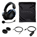 Kingston HyperX Cloud Alpha S Gaming Headset Dual Sound Cavity Headphone with 7.1 Surround Sound Detachable Microphone Blue.