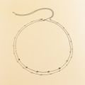 Body Jewelry Vintage Aesthetic Belly Chain Thin Beads Link Body Chain Waist Chain Belt Y2K Streetwear Summer Women Fashion.
