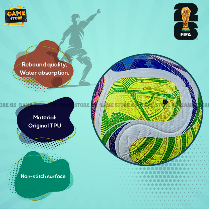 FOOTBALL%20FIFA%20World%20cup%20-%202026%20Sports%20Match%20Quality%20Football%20is%20white%20in%20color%20with%20an%20Excellent%20graphics%20Ball%20Size%205%20Trionda%20Model-2%20-%20Image%202