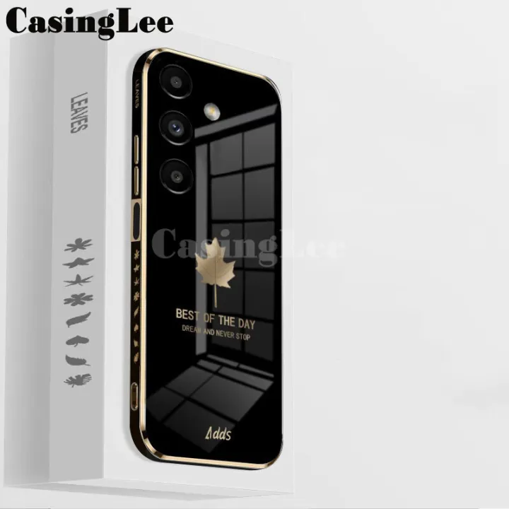 For%20Samsung%20A35%20case%20Shining%20Maple%20Leaf%20Design%20soft%20plating%20Cover%20For%20Samsung%20Galaxy%20A35%20Back%20Cover%20Phone%20cases%20-%20Image%202