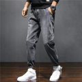 2024 Spring Black Blue Cargo Jeans Men Streetwear Denim Jogger Pants Men Baggy Harem Jean Trousers Plus Size 5XL. 