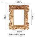 Vintage Photo Frame Carved Lace Resin Mini Picture Frame Photo Prop Square. 