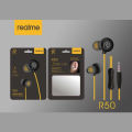 Realme R50 Yellow and Balck Wired Earphone. 