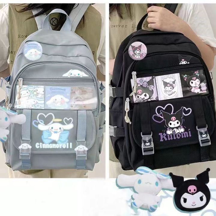 Sanrio%20Kuromi%20Travel%20Backpack%20my%20melody%20Girls%20Boys%20Nylon%20School%20Bag%20Fashion%20Cartoon%20Handbag%20Backpack%20-%20Image%202