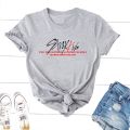 Stray Kids Maniac T Shirt Women Korean Fashion Straykids Everywhere All Around The World Tshirt Kpop Cotton Short Sleeve Tees.