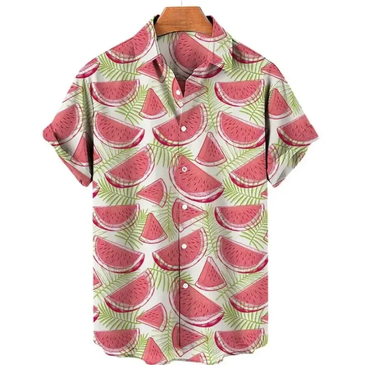 Ice%20Cream%203d%20Print%20Hawaiian%20Shirt%20Men's%20Clothing%20Tops%20Summer%20Casual%20Shirt%20For%20Men%20Fashion%20Men's%20Shirts%20Simple%20Lapel%20Shirts%20Man%20-%20Image%207