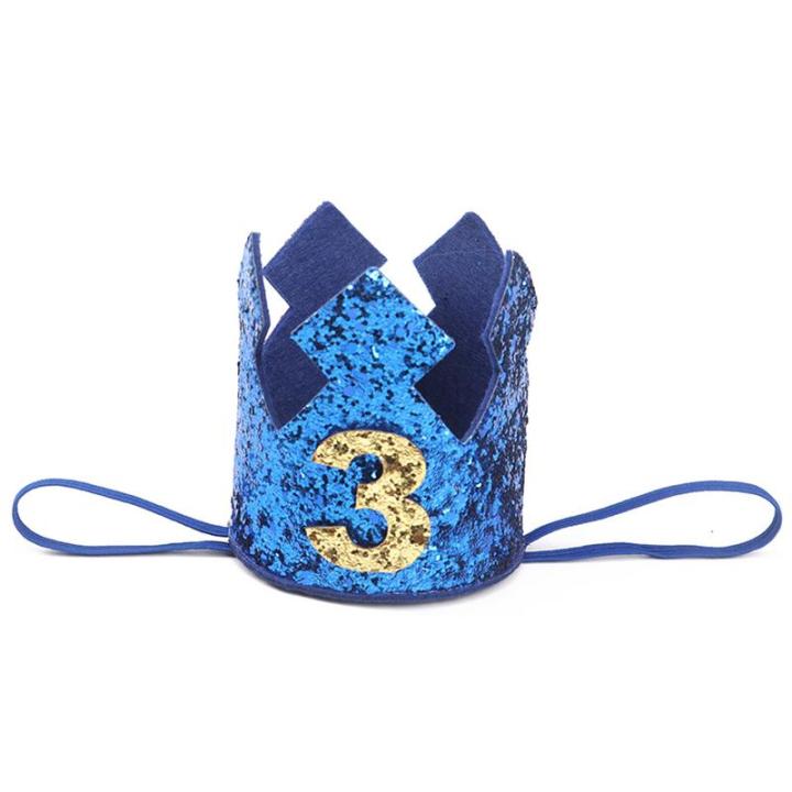 1%202%203%20Years%20Old%20Birthday%20Hat%20Baby%20Shower%20Decorative%20Headband%20Children's%20Party%20Crown%20Hat%20Blue%20Gold%20Birthday%20Crown%20Party%20Hats%20-%20Image%207