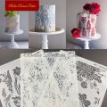 Butterfly/Flower/Relief Design Cake Stencil PET Chocolate Cake Side Template DIY Royal Cream Mould Cake Decorating Tool Bakeware.