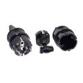 European Schuko 16A Power Plug IP44 Industry France/Germany Connector EU 2 Round Pins Adapter Type F AC Electrical Power E-012*. 
