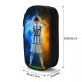 Fun Lionel Messis Football Pencil Case Argentina Pencilcases Pen Box for Student Large Storage Pencil Bag Office Gift Stationery.