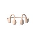 Cross-border new high-definition anti-shake camera Bluetooth voice-activated cycling safety helmet bone conduction hanging neck wireless headset.