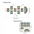 Digital Jump Lattice children's wall stickers, games, preschool education floor stickers, children's rooms, kindergarten floor decoration floor stickers.