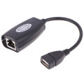 USB UTP Extender Adapter Over Single RJ45 Ethernet CAT5E 6 Cable Up to 150ft. 