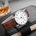 【beauty code store】（NEW）Sunny Men Watches Chronograph Casual Analog Watch Quartz Movement Watch Strap Wristwatch for Boyfriend Father. 