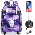 Jojo Bizarre Adventure Bookbag Waterproof School Bags USB Charging Laptop Backpack Unisex Travel Bagpack Mochila. 