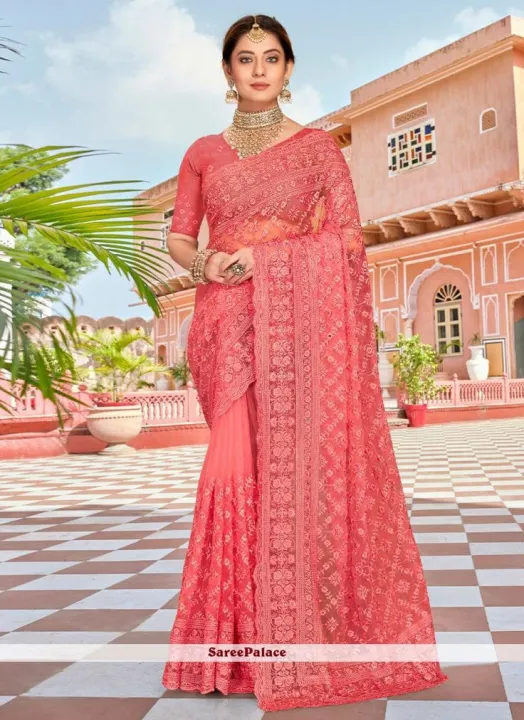 Authentic%20Indian%20Weightless%20Georgette%20Party%20Saree%20Saree%20with%20Blouse%20piece%20-%20Image%202