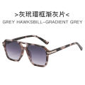 Square Steampunk Sunglasses Men 2024 Luxury Brand Designer Retro Sun Glasses For Male Fashion Metal Frame Eyewear Shades UV400.