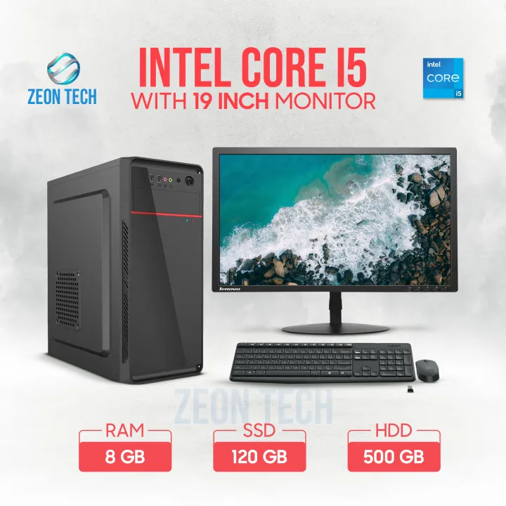 Intel%20Core%20i5%20RAM%208GB%20SSD%20120GB%20OR%20HDD%20500GB%20Graphics%202GB%20Built%20in%20Gaming%20PC%20Win%2010%2064%20Bit%20And%20'Monitor%2019%20inch'%20Full%20NEW%20Desktop%20Computer%20Set%20-%20Image%202