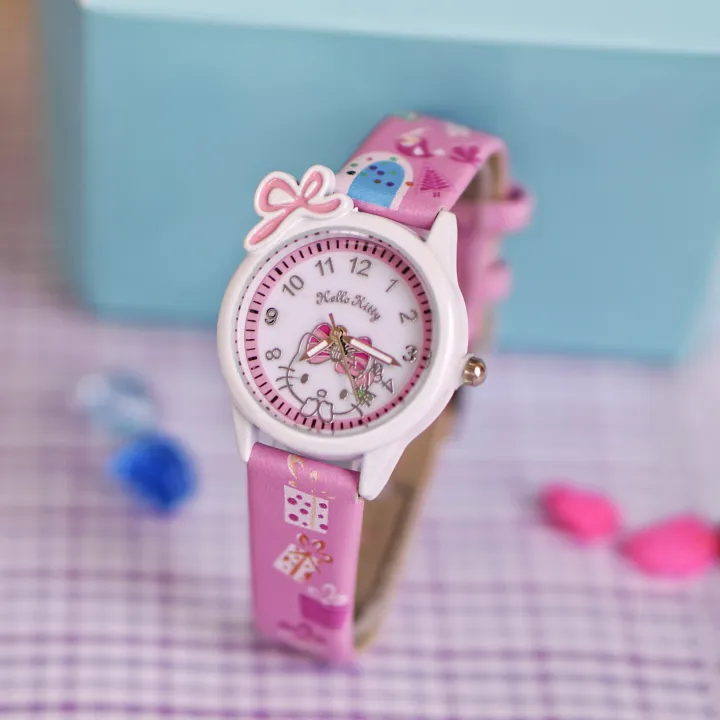 HELLOKITTY%20Kids'%20Watch%20GIRL'S%20Girls%20Girl'S%20Watch%20KT%20Gato%20Negro%20Cute%20Man-made%20Diamond%20Flip%20Belt%20Electronic%20Watch%20-%20Image%205