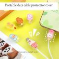 RYRA Cable Protector Cover Cute Data Line Protective Sleeve For Mobile Cell Phone USB Charger Cord Winder Protection Accessories. 