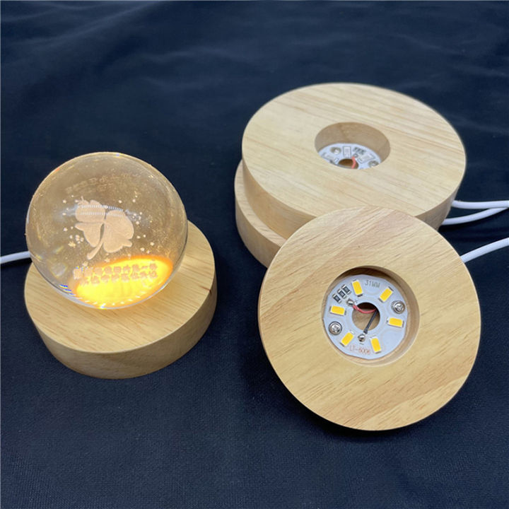 10cm%20Wood%20Light%20Base%20Rechargeable%20Wooden%20LED%20Light%20Rotating%20Display%20Stand%20Lamp%20Holder%20Lamp%20Base%20Art%20with%20Power%20adapter%20Cherry%20Super%20Store%20-%20Image%203