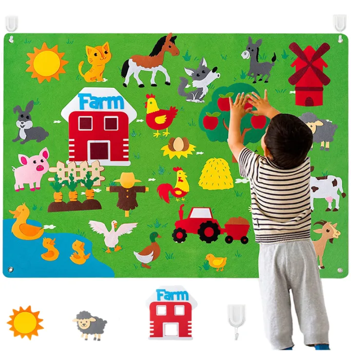 Kids%20DIY%20Felt%20Board%20Toys%20Montessori%20Story%20Board%20Interactive%20Puzzle%20Early%20Learning%20Cartoon%20Pattern%20Wall%20Decoration%20Baby%20Toy%20Gift%20Luhuai%20CVC%20-%20Image%202