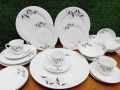32 Pcs Dinner Set Protik .With 6x Dinner Plate, 6x Breakfast Plate, 6x Cup, 6x Saucer, 6x Sweet Bowl, 1x Curry Bowl, 1x Rice Dish.. 