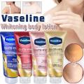 Vaseline Glutamine Whitening Body Lotion Highly Concentrated Niacinamide Hyaluronic Acid Brightens Skin Deeply Hydrating 330ml.
