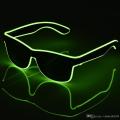 LED Sound Reactive Party Glasses EL Wire Flash Glass Party Supplies Halloween party Bar Decorative Luminous Glasses. 