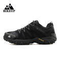 【selevn roind】 HIKEUP Men's Hiking Shoes Suede Leather Outdoor Shoes Wear-resistant Men Trekking Walking Hunting Tactical Sneakers. 