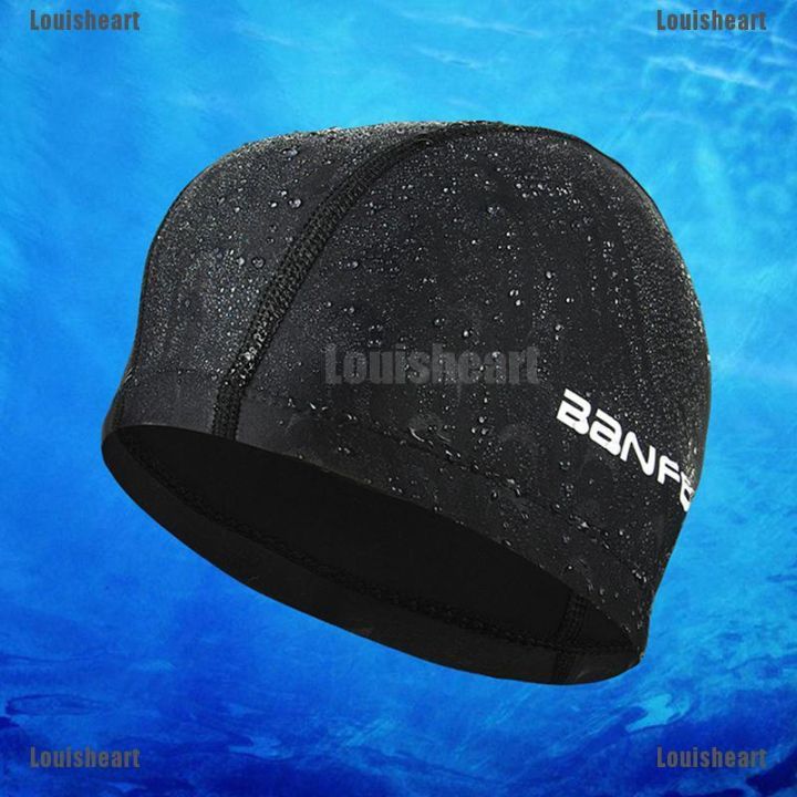 LHPH%20Waterproof%20Fabric%20Protect%20Ears%20Long%20Hair%20Sports%20Swim%20Pool%20Hat%20Shark%20Swimming%20Cap%20joie%20-%20Image%202