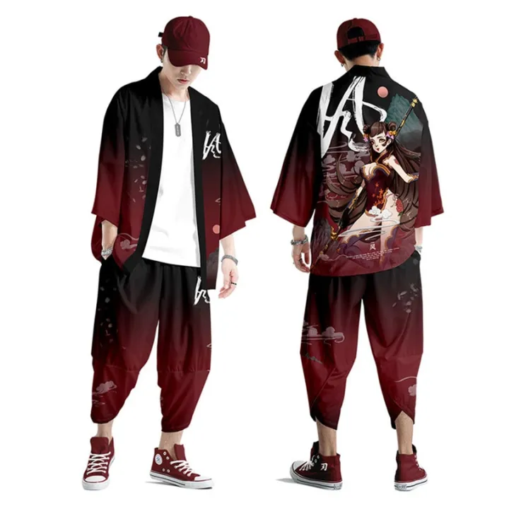 Two-piece%20Suit%20Oversize%20XXS-6XL%20Japanese%20Style%20Fashion%20Kimono%20And%20Pants%20Set%20Men%20Cardigan%20Blouse%20Haori%20Obi%20Asian%20Clothes%20-%20Image%207