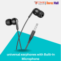 Hoco M124 universal earphones with Built-In Microphone- Time Square.