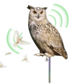 Acrylic bird repeller simulation owl reflective bird repeller. 