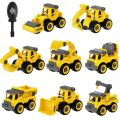 Engineering Vehicle Toys Construction Excavator Tractor Bulldozer Fire Truck Models Kids Toy Car Boys Toys for Children Gifts.