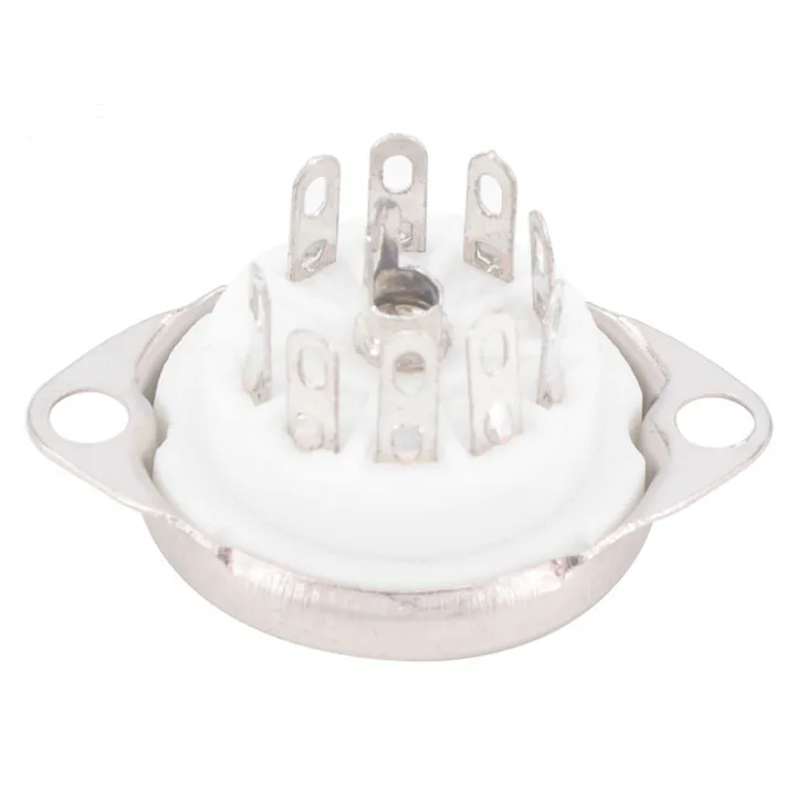 NXFDSIOZ%2020PCS%20Ceramic%20B9A%20Gold-Plated%209Pin%20Vacuum%20Tube%20Socket%20Panel%20Chassis%20Mount%20for%20ECC81%20ECC82%20ECC83%20EL84%206922%20Vacuum%20Tube%20-%20Image%202