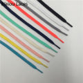 YUNTOUNIAO 7mm Flat Tubular Shoelace Styles Athletic Sports Sneakers Bootlace Multi Color Polyester Shoestring For Sporting Boots. 