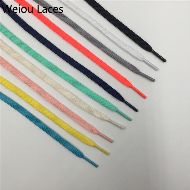 YUNTOUNIAO%207mm%20Flat%20Tubular%20Shoelace%20Styles%20Athletic%20Sports%20Sneakers%20Bootlace%20Multi%20Color%20Polyester%20Shoestring%20For%20Sporting%20Boots%20-%20Image%203