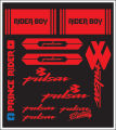 Palsar bike all sticker | bike modify sticker | BAJAJ Palsar sticker | Bike full set Sticker- ( Waterproof & Premium quality) | customize sticker | custom sticker for bike..car modified sticker for bike.