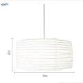Pendant Lights Paper Lampshade (E27 Bulb) Simple/Off Switch Bedside Ceiling Light for Reading Room.