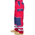 High Visibility Reflective Pants Elastic Waist Work Pants Lightweight Breathable Male Long Cargo Trousers for Spring and Autnmn. 
