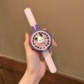 Watch Fans Wrist Handheld Fan New Cute INS Creativity Strong Wind USB Charging with Light Exquisite Gifts. 