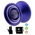 MAGICYOYO Responsive Metal YOYO Professional Yoyo K7 For Beginners Kids With 3 Strings Gifts+Bag+Glove. 