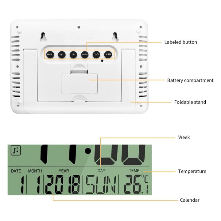 1%20Piece%20Digital%20Clock%20LCD%20Screen%20Alarm%20Clock%20with%20Calendar%20&%20Temperature%20with%20Extra%20Large%20Digits%20Easy%20to%20Read%20and%20Set%20-%20Image%205