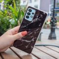 For Samsung Galaxy A32 5G IMD Marble Pattern TPU Phone Case. 