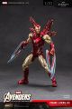 ZD Toys Marvel Iron Man MK85 Action Figure LED 7" with The Infinity SAGA Hologram Shield Figure Toy Gift. 