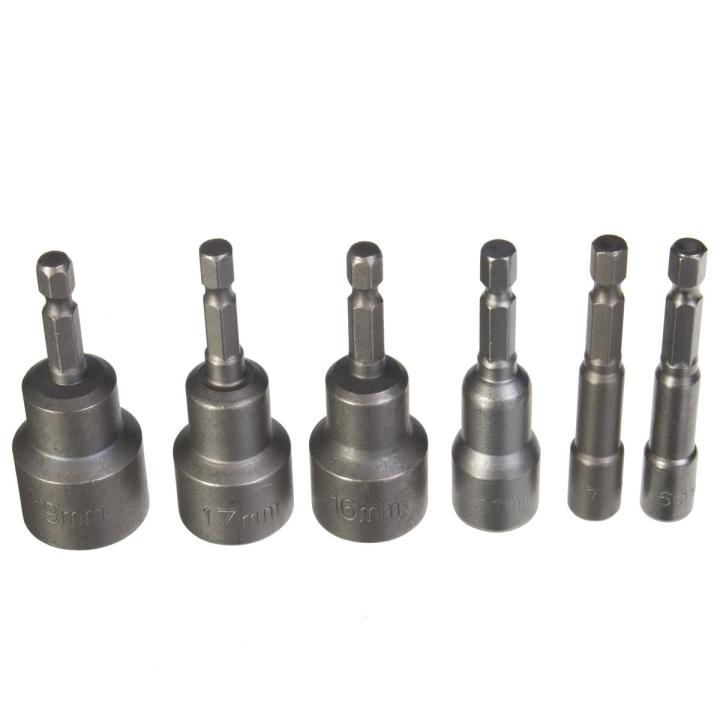 Spare parts 1/4'' Hex Socket Magnetic Nut Driver Set Socket Adapter Power Drill Bit Tool New