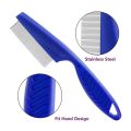 Rabbit Grooming Brush Small Pet Hair Remover Flea Comb Shampoo Bath Brush for Rabbit Hamster Guinea Pig Cleaning Tool.