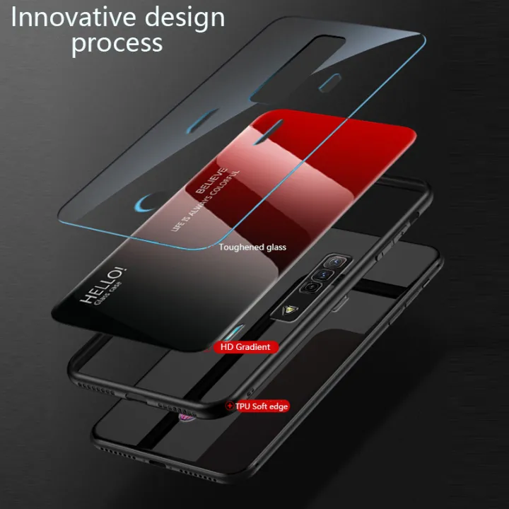Biruiqu%20For%20Red%20Magic%207%20/%20Redmagic%207s%20Shockproof%20Gradient%20Tempered%20Glass%20Back%20Soft%20Silicone%20Edge%20Case%20Cover%20-%20Image%202